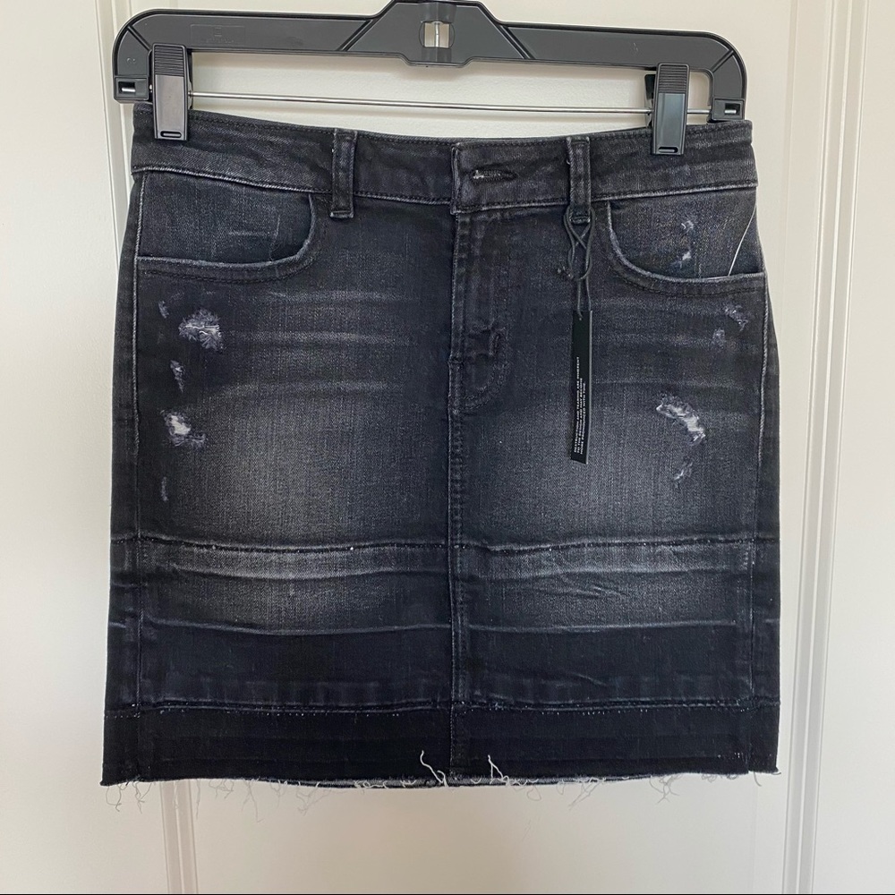 J Brand Lelia mid rise pencil mini skirt
